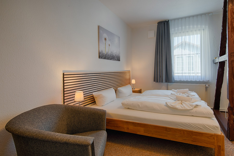 Doppelzimmer in der Pension Zur Eiche in Ahlbeck Insel Usedom